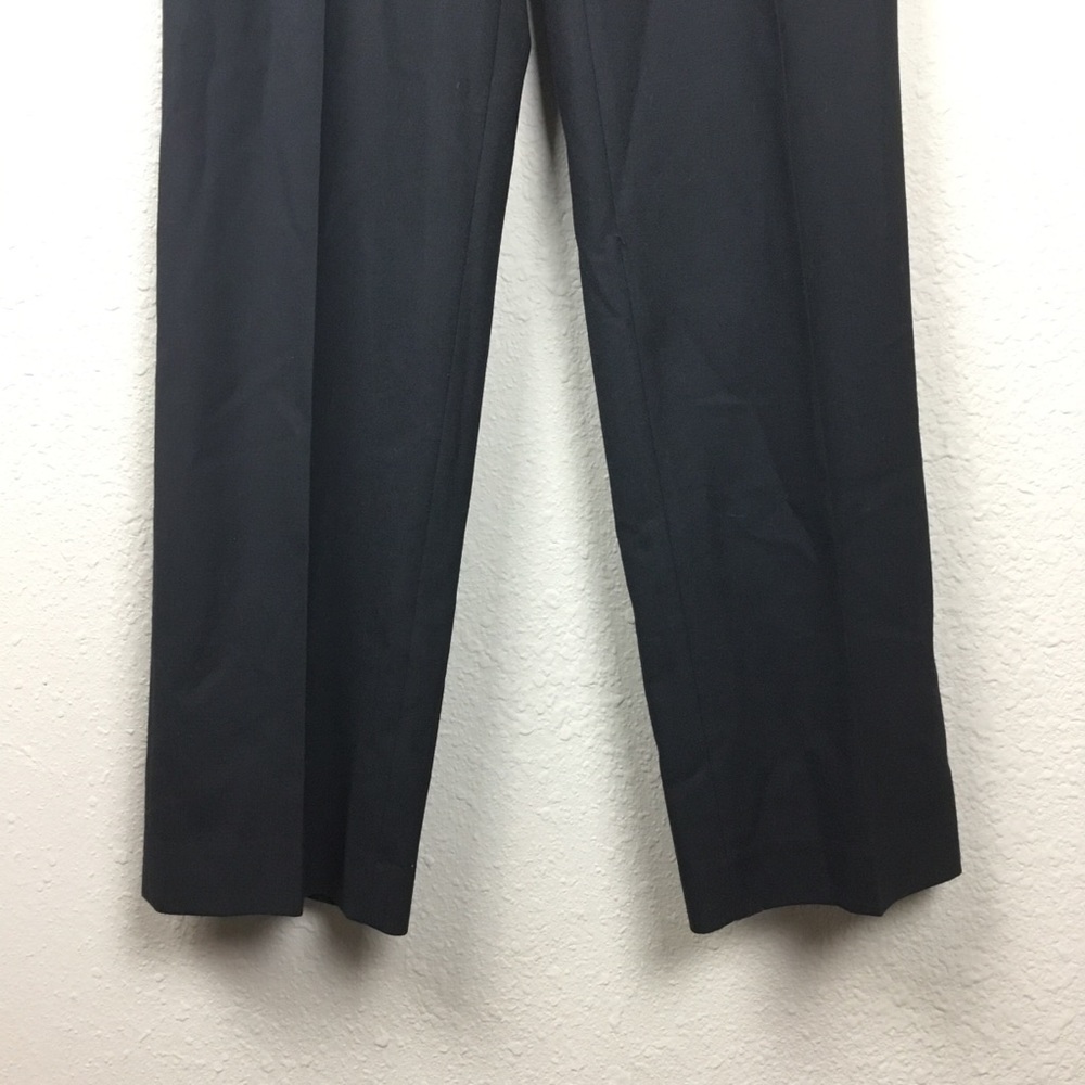 Burberry London Black Slacks Size 40 Zipper Detail - Picture 3 of 6